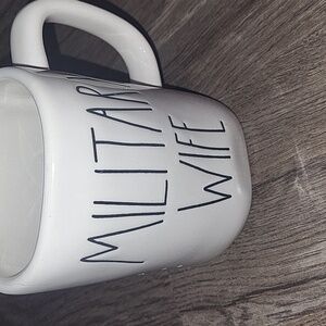 Rae Dunn Military Wife Ceramic Coffee Drink Mug Cup